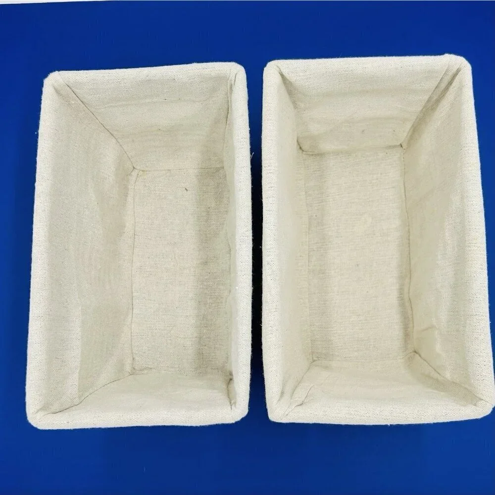 Brightroom Paper Rope Bin Storage 10L x 6W x 6H Set of 2 NEW